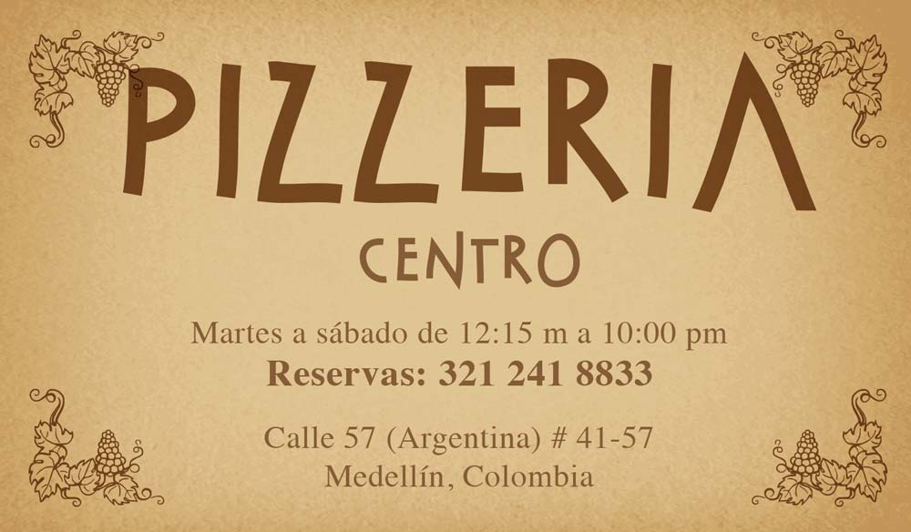 Recomendado Pizzería Centro